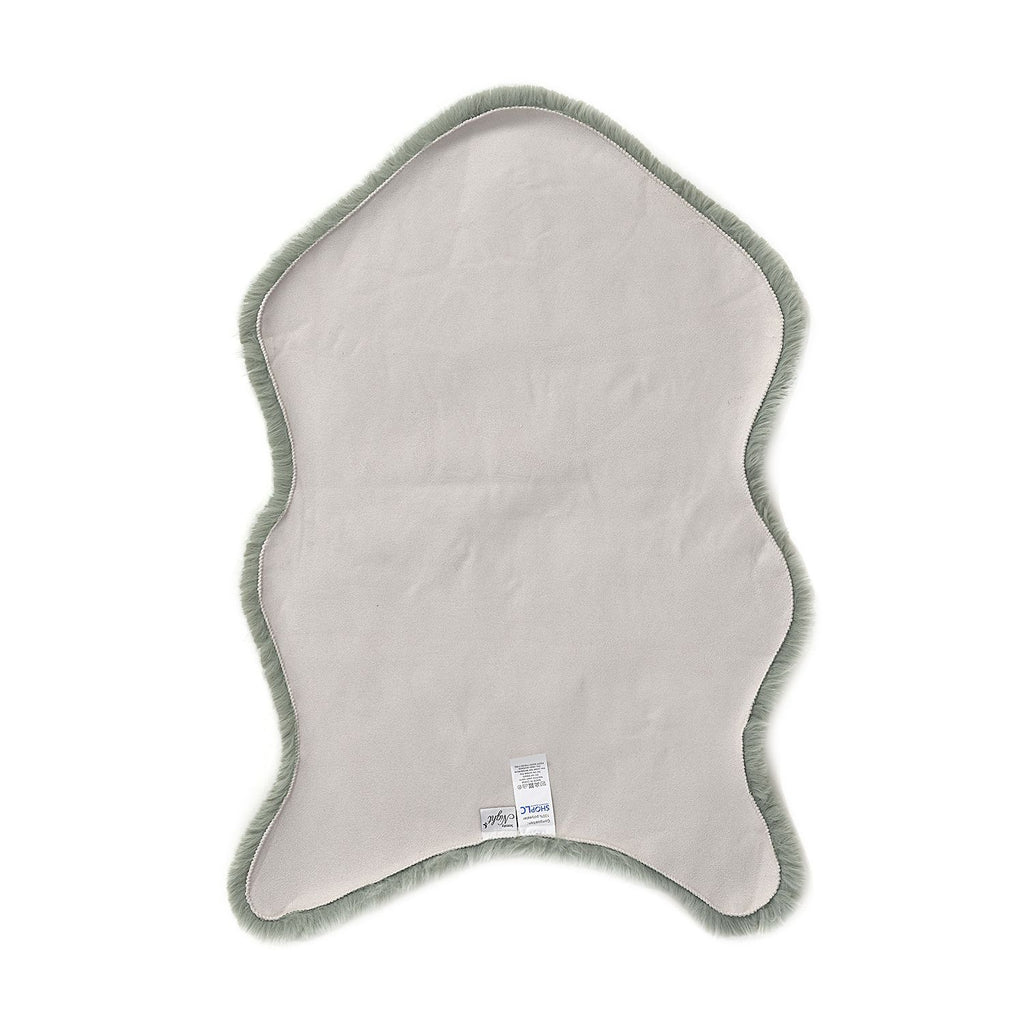 Luxury Edition: Supersoft Kunstfell Teppich, 60x90 cm, 1200 GSM, Blaugrün