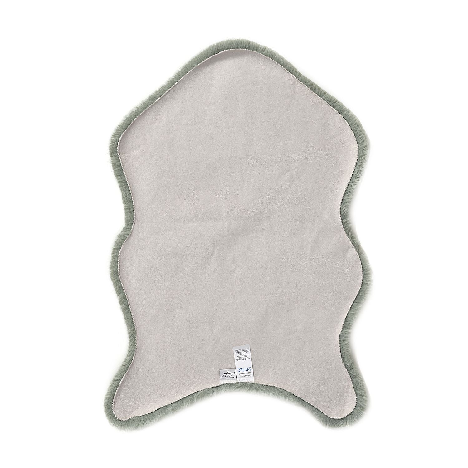 Luxury Edition: Supersoft Kunstfell Teppich, 60x90 cm, 1200 GSM, Blaugrün