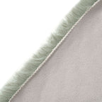 Luxury Edition: Supersoft Kunstfell Teppich, 60x90 cm, 1200 GSM, Blaugrün