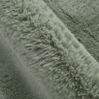Luxury Edition: Supersoft Kunstfell Teppich, 60x90 cm, 1200 GSM, Blaugrün