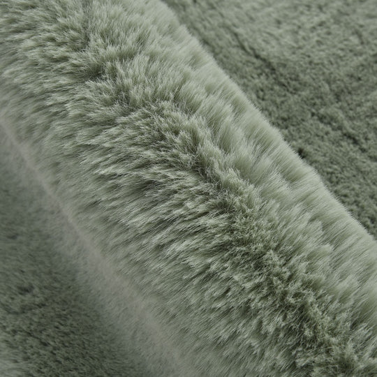 Luxury Edition: Supersoft Kunstfell Teppich, 60x90 cm, 1200 GSM, Blaugrün