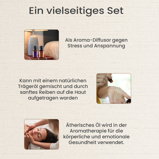 The 5th Season - 12er-Set ätherische Massageöle, 10 ml
