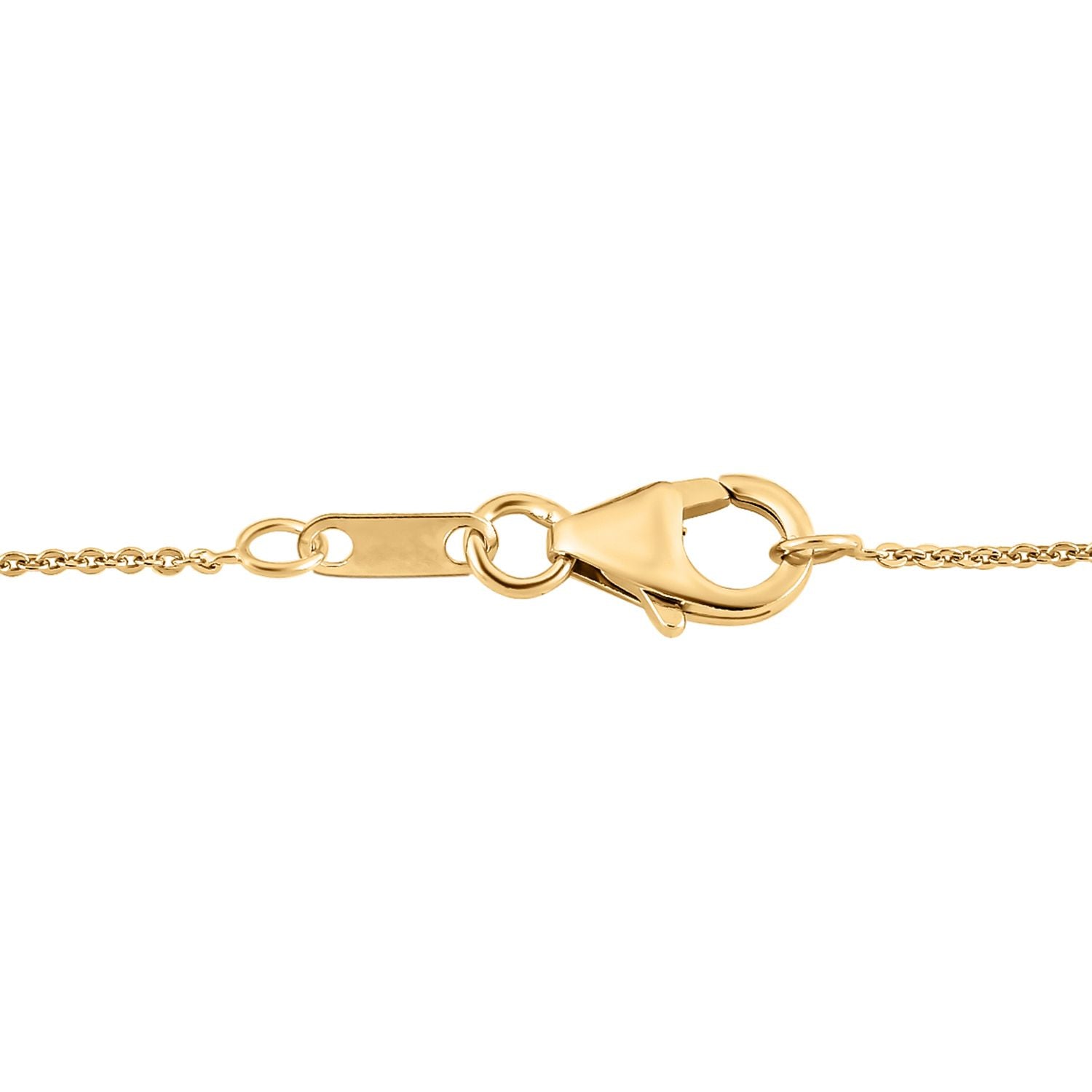 AAA Turkizit und weißes Zirkon Collier, ca. 45 cm, 925 Silber Gelbgold Vermeil ca. 2.42 ct