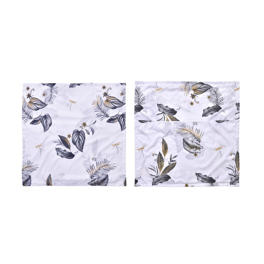 6er Set, Bettwäsche, 2 Deckenbezüge 135x200cm, 2 Kissenbezüge 40x80cm, 2 Kissenbezüge 80x80cm, schwarz