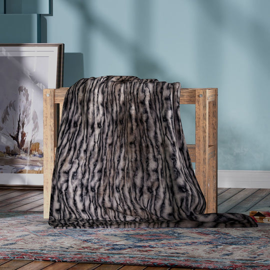 Serenity Night - Hochwertige Kunstpelz Sherpa Decke, Wolkenweich, 150x200cm, Beige
