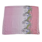 LA MAREY - bedruckter Seidenschal, 180x110 cm, Rosa
