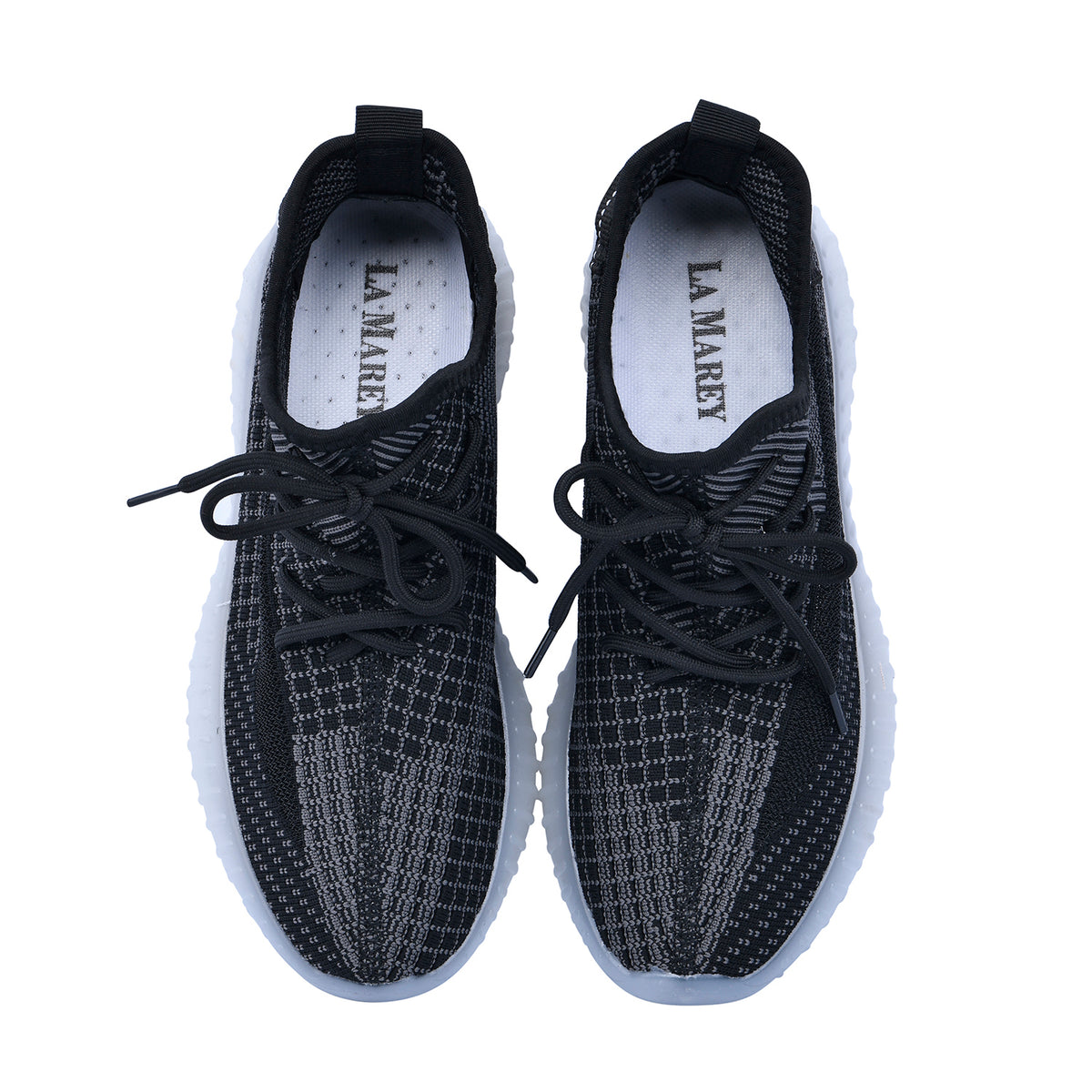 LA MAREY - atmungsaktive Damen-Sneaker, Größe 39, Schwarz