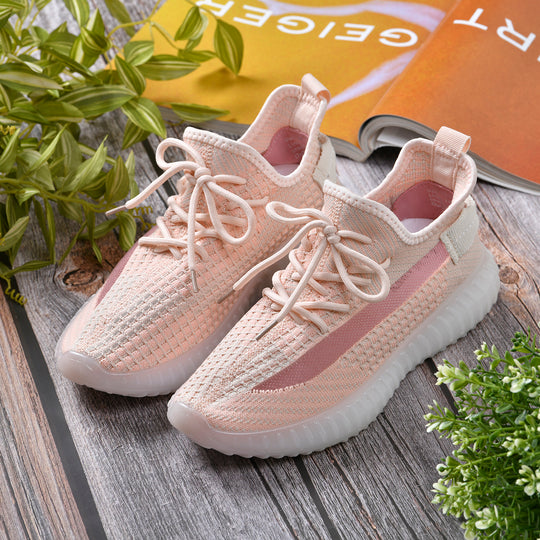 LA MAREY - atmungsaktive Damen-Sneaker, Größe 39, Rosa