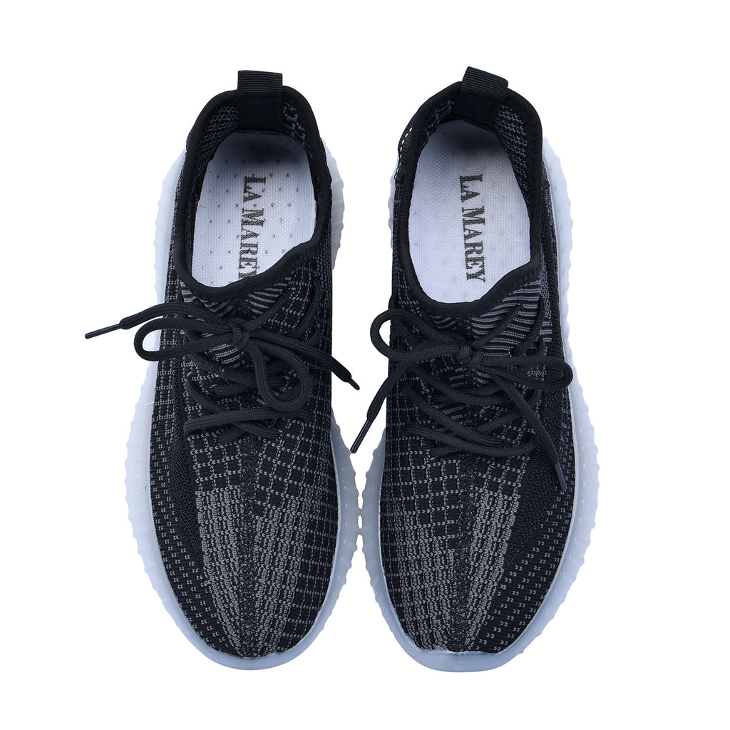LA MAREY - atmungsaktive Damen-Sneaker, Größe 40, Schwarz