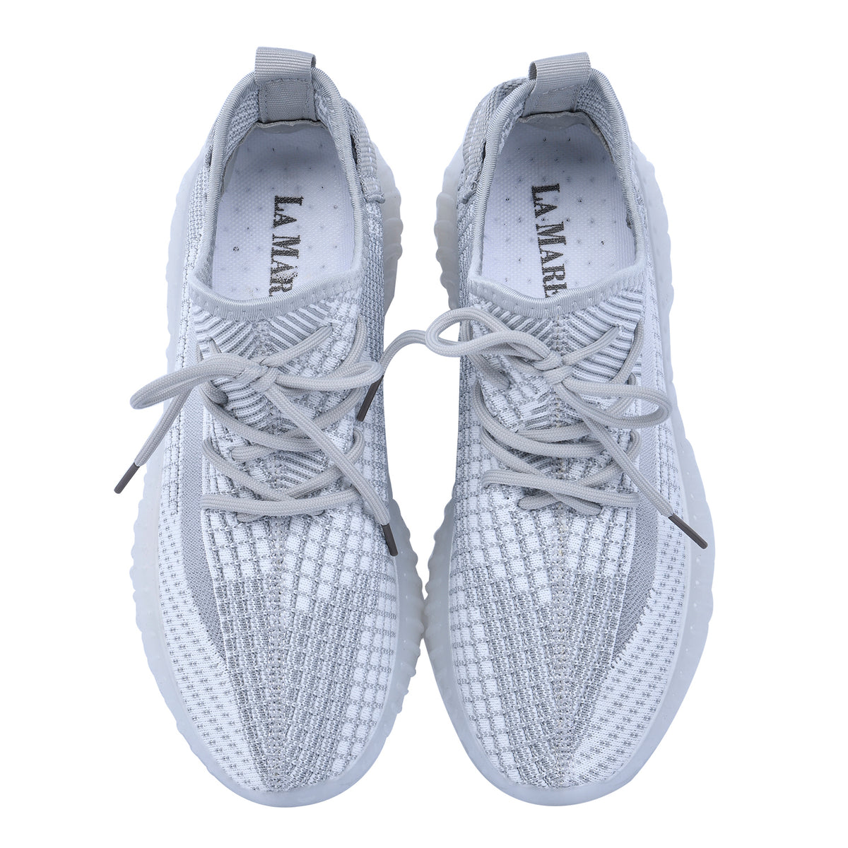 LA MAREY - atmungsaktive Damen-Sneaker, Größe 40, Grau