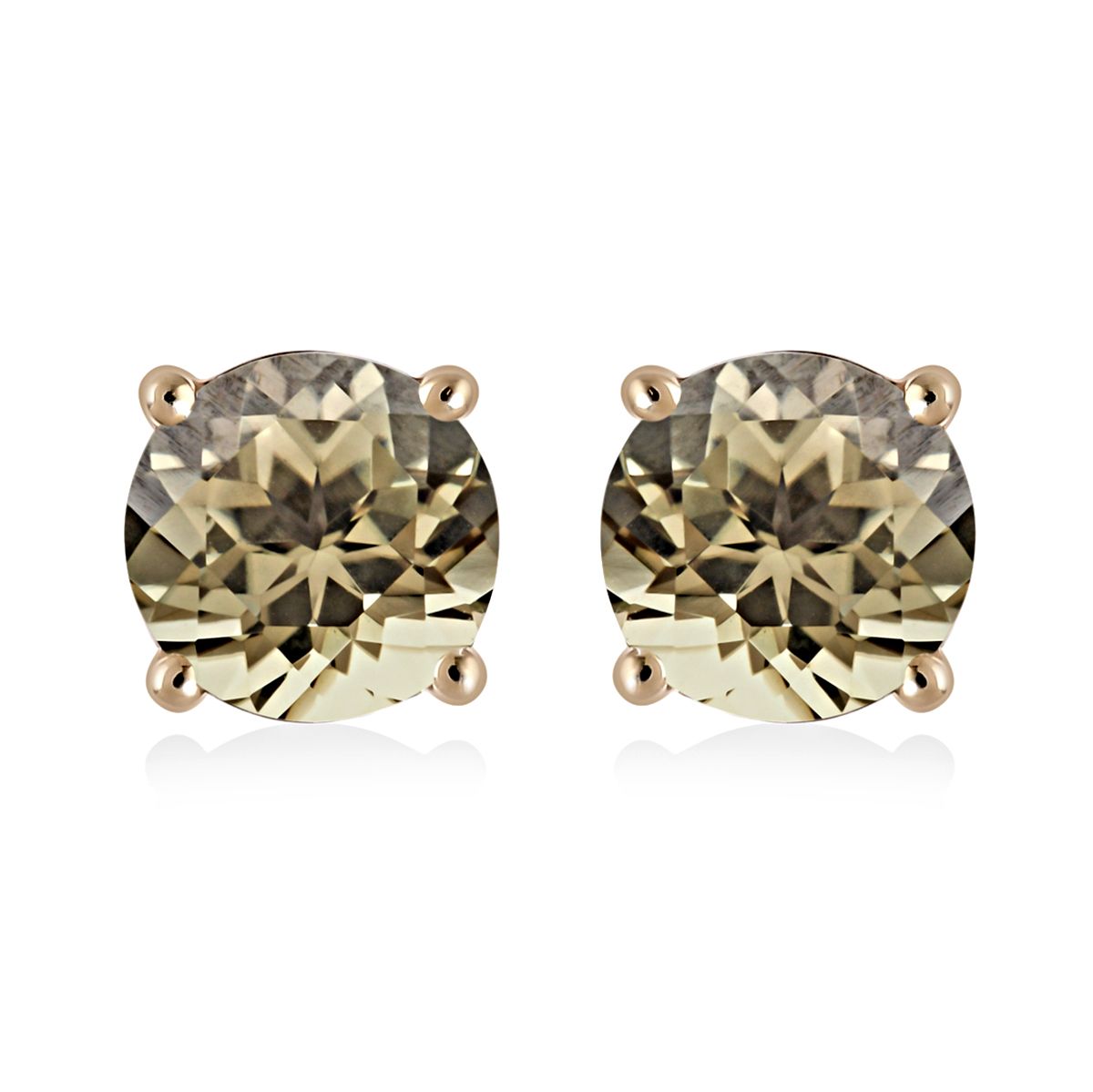 LUXORO AAA Turkizit Ohrringe, zertifiziert und geprüft, 585 Gold ca. 1.85 ct