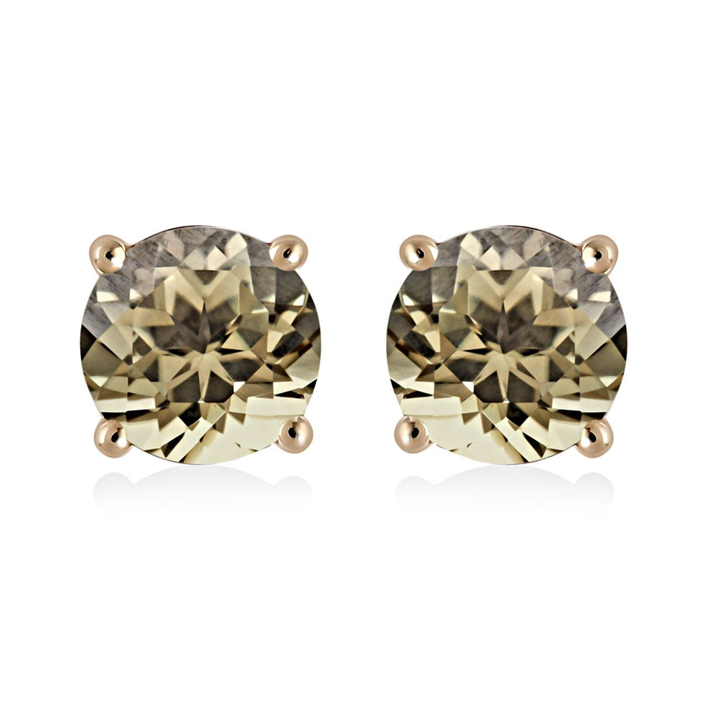 LUXORO AAA Turkizit Ohrringe, zertifiziert und geprüft, 585 Gold ca. 1.85 ct