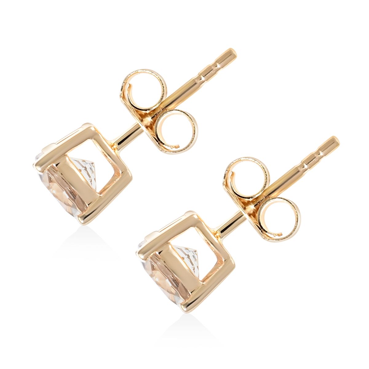 LUXORO AAA Turkizit Ohrringe, zertifiziert und geprüft, 585 Gold ca. 1.85 ct