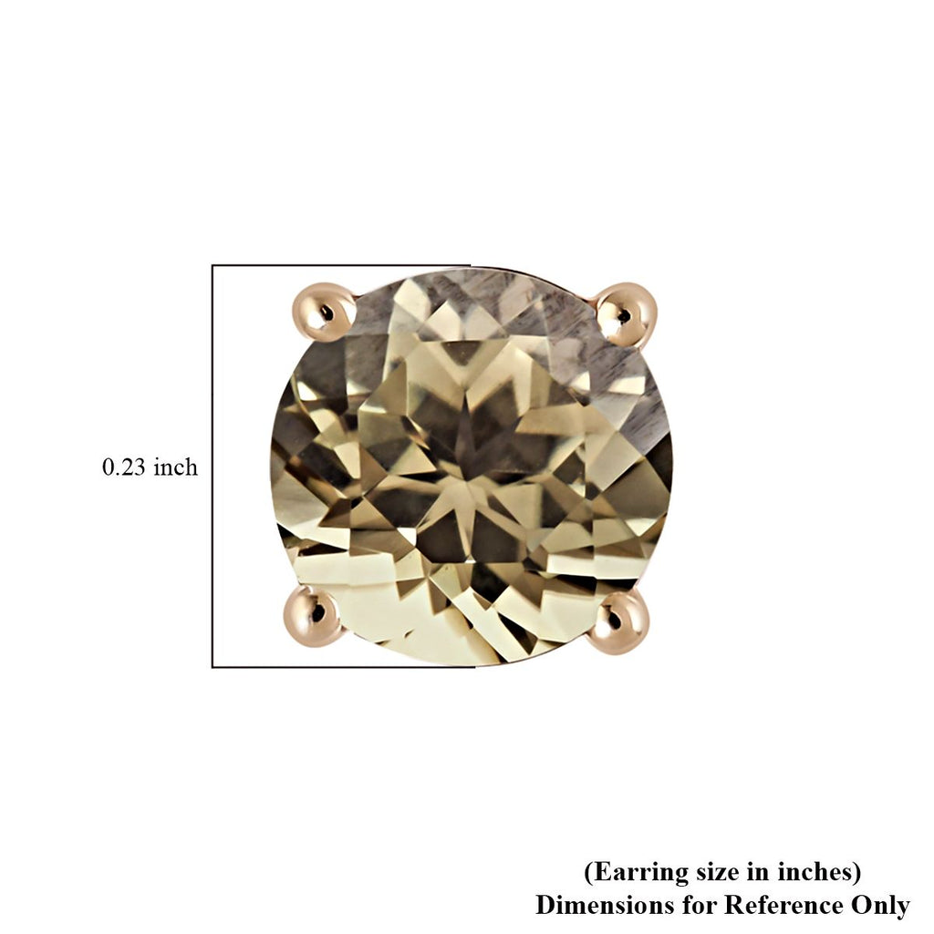 LUXORO AAA Turkizit Ohrringe, zertifiziert und geprüft, 585 Gold ca. 1.85 ct