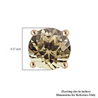 LUXORO AAA Turkizit Ohrringe, zertifiziert und geprüft, 585 Gold ca. 1.85 ct