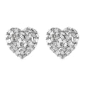 GP Heart Kollektion- Diamant und blaue Saphir Ohrstecker- 0,50 ct.