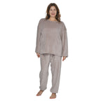 Flauschiger Hausanzug, One Size, Creme