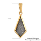 Meteorit Anhänger 925 Silber vergoldet ca. 4,58 ct