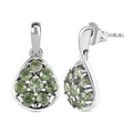 Natürliche, grüne Apatit-Ohrhänger - 2,06 ct.