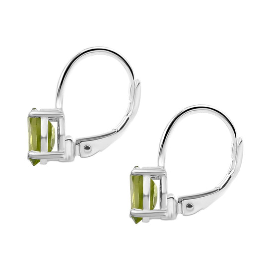 Peridot Ohrringe, 925 Silber ca. 1,65 ct