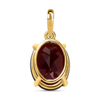 Natürlicher Mosambik Granat-Anhänger, 375 Gold ca. 1.99 ct