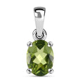 Peridot Solitär-Anhänger in Silber, 1,23 ct.