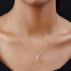 Citrin Anhänger, 925 Silber ca. 1,16 ct
