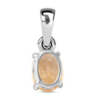 Citrin Anhänger, 925 Silber ca. 1,16 ct