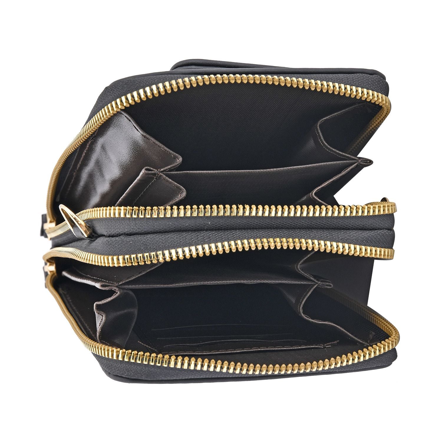 Crossbody Bag mit RFID Schutz, Größe 18,5x11x5cm, schwarz