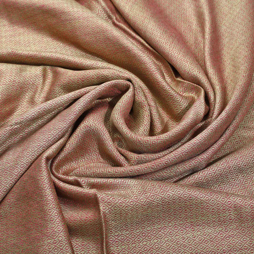 Superweicher doppelgewebter Schal, 70x170 cm, rosa
