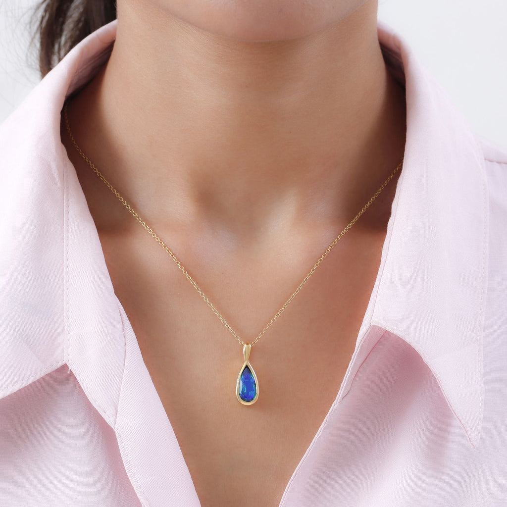 Pfau Triplette Quarz-Anhänger, 925 Silber vergoldet ca. 3.32 ct