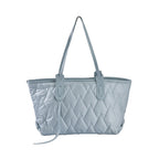 Geräumige & leichte Tote Bag mit Schultergurt, 56x30x16cm, Blau