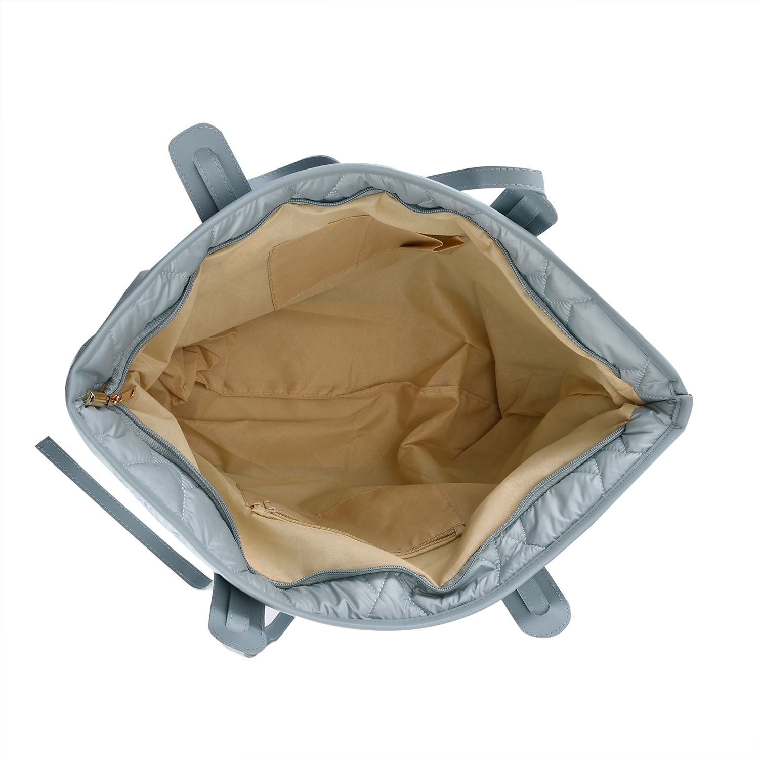 Geräumige & leichte Tote Bag mit Schultergurt, 56x30x16cm, Blau