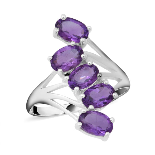 Afrikanischer Amethyst-Ring, 925 Silber ca. 2,00 ct