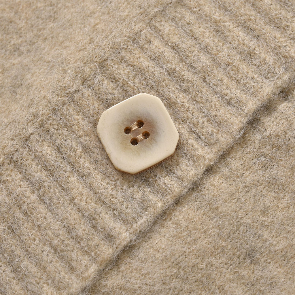 LA MAREY - Strickjacke mit Knöpfen, beige