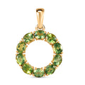 Natürlicher, grüner Apatit-Anhänger - 3,93 ct.
