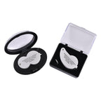 2er Set Schmucklupen mit LED- und UV Licht, 40x und 30x Linse, 6.5x3.3x2.7cm, Silber