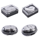 2er Set Schmucklupen mit LED- und UV Licht, 40x und 30x Linse, 6.5x3.3x2.7cm, Silber