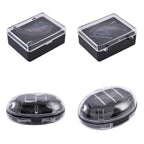 2er Set Juwelier Lupe mit LED- und UV Licht, 40x und 30x Linse, 6.5x3x3cm, schwarz