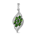Natürlicher Chromdiopsid-Anhänger - 1,65 ct.