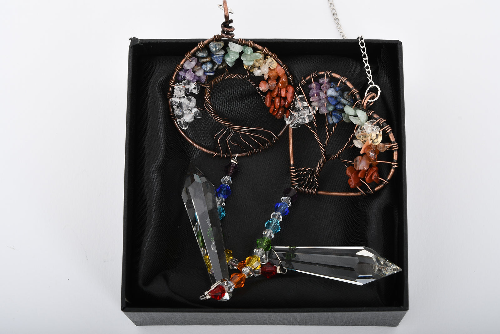 The 5th Season, Kristalldeko, Herz und Kugel, 37x5cm, mehrfarbig