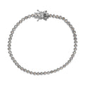 Diamant Armband, ca. 19 cm, 925 Silber platiniert ca. 0.50 ct