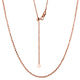 Rosegold Kugelkette