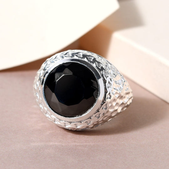 Elite Schungit Ring, 925 Silber ca. 4.49 ct