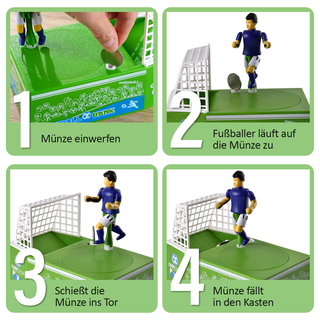 Weltmeister Spardose, 17,7x10,5x6 cm, 2xAA Batterien (nicht inkl.)