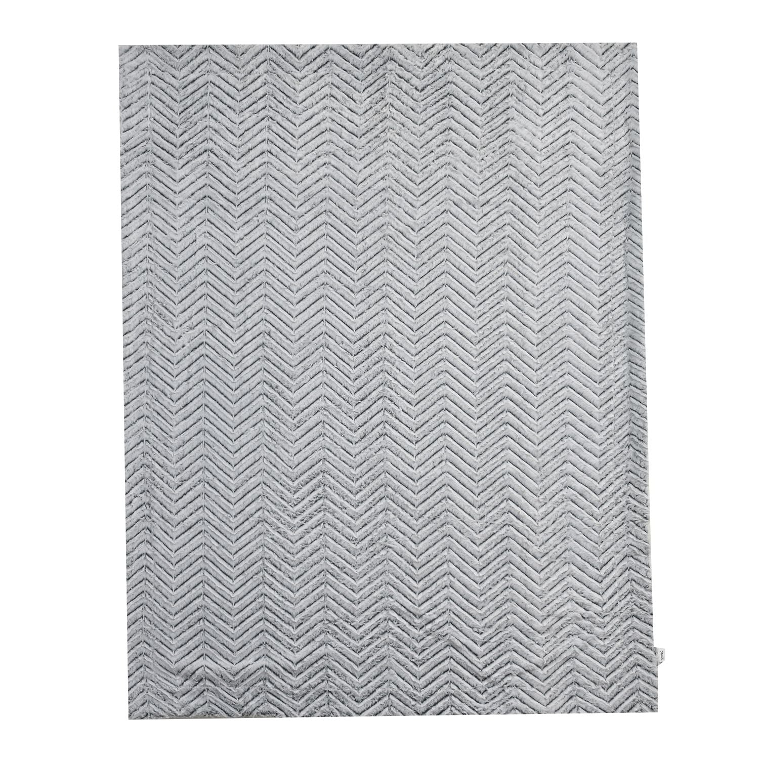 Doppelschichtige Kunstfell Sherpadecke, 150x200cm weiß