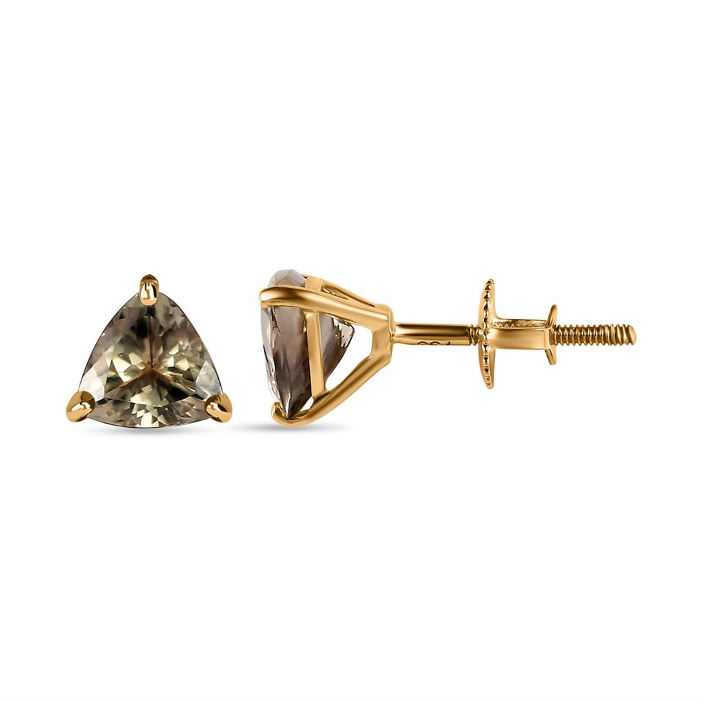 ILIANA - AAA Turkizit Ohrringe, 750 Gold ca. 2.35 ct