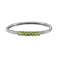 Natürlicher Peridot-Armreif, 19 cm - 5,09 ct.