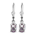 Nordlicht Mystik Topas Ohrringe, 925 Silber platiniert ca. 1.90 ct