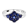 Masoala Saphir (Fissure gefüllt)-Ring, 925 Silber platiniert (Größe 17.00) ca. 1.69 ct